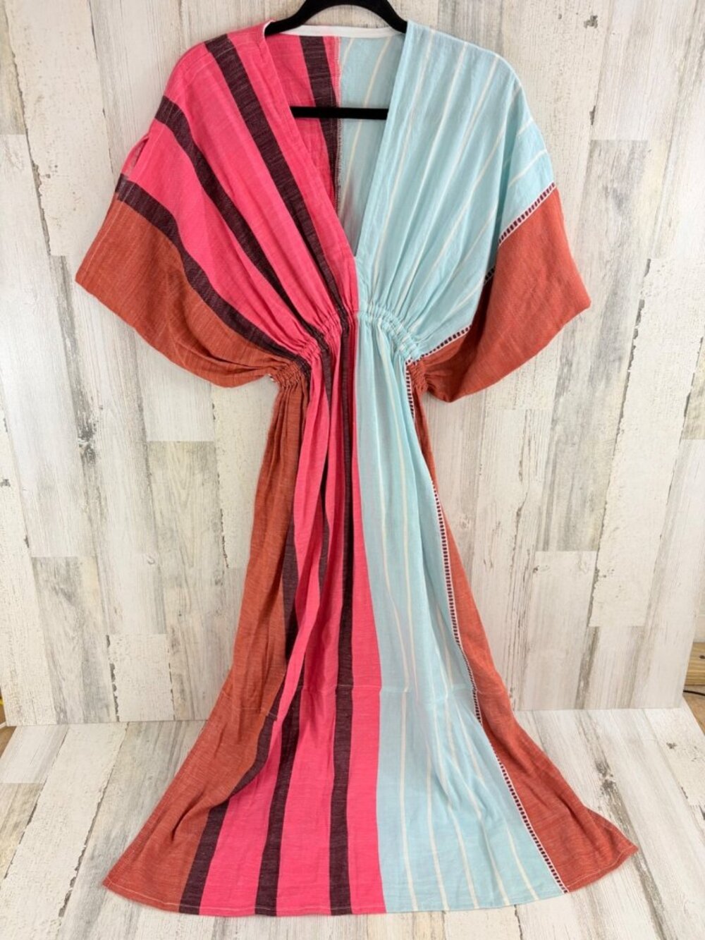 Lemlem Leila Plunge Dress Caftan Size S NWT Zula Layercake